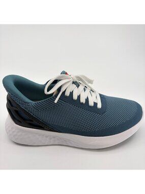 Kizik Athens Womens Size 5D Blue Black Athletic Hands Free Knit Shoes Sneakers